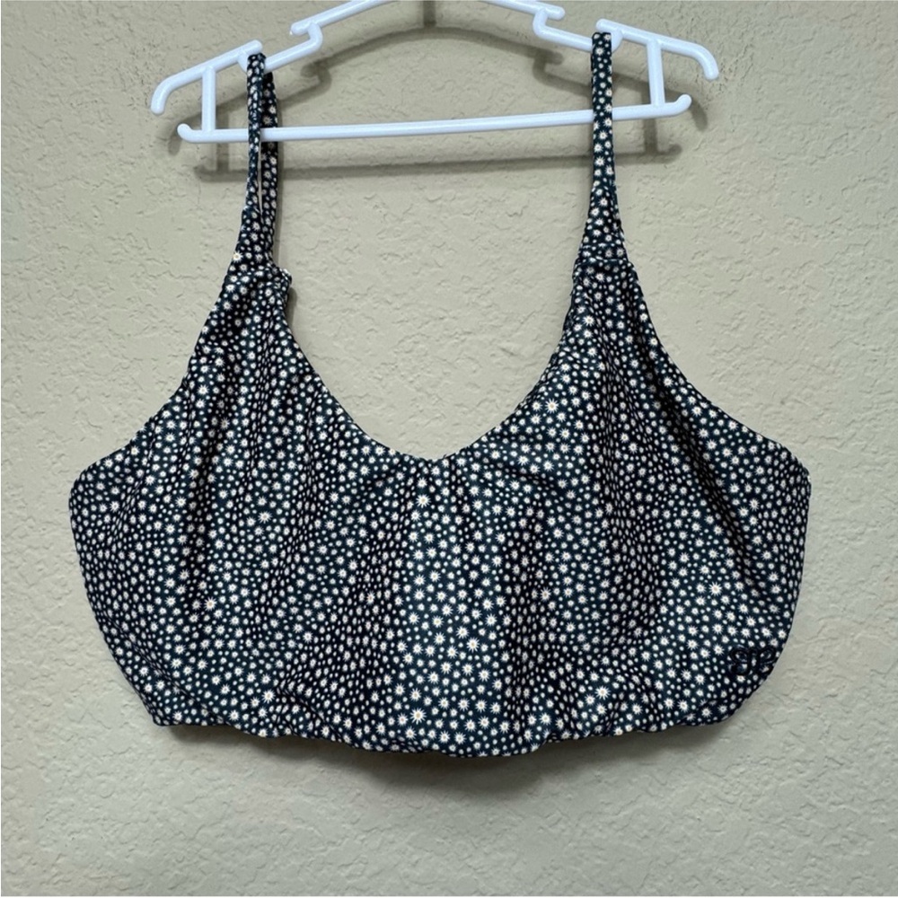 Women's Albion Charleston Rise Bralette Bikini Top UPF Size S Ditsy Floral Beach